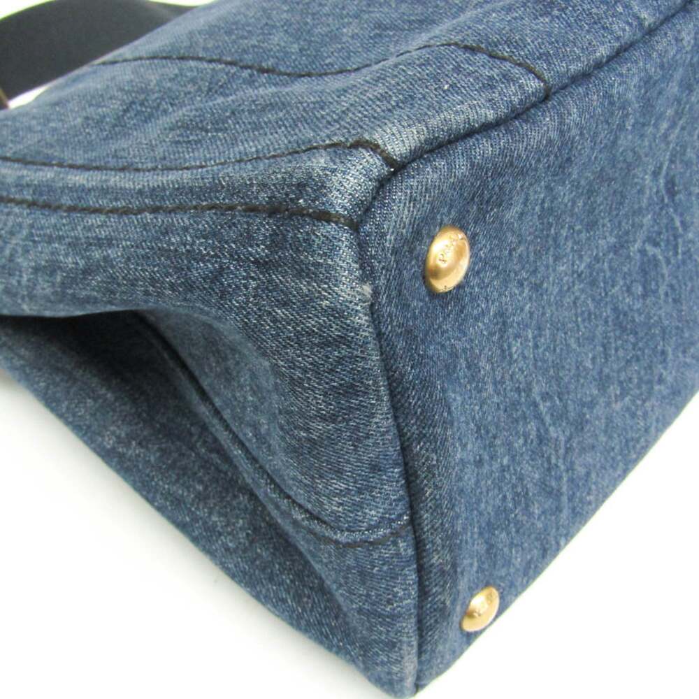 Prada Canapa Convertible Tote Denim #251111P71B - Picture 4 of 9